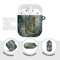 Khnum Ancient Egyptian AirPods Case with Smoky Leaf, Ram Head Emblem, and Guardian of the Cataract - Wonder Print Shop