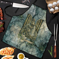 Khnum Ancient Egyptian Apron with Smoky Leaf, Ram Head Emblem, and Guardian of the Cataract - Wonder Print Shop