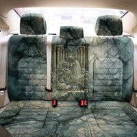Khnum Ancient Egyptian Back Car Seat Cover with Smoky Leaf, Ram Head Emblem, and Guardian of the Cataract - Wonder Print Shop