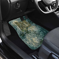 Khnum Ancient Egyptian Car Mats with Smoky Leaf, Ram Head Emblem, and Guardian of the Cataract - Wonder Print Shop