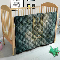 Khnum Ancient Egyptian Quilt with Smoky Leaf, Ram Head Emblem, and Guardian of the Cataract - Wonder Print Shop
