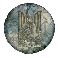 Khnum Ancient Egyptian Spare Tire Cover with Smoky Leaf, Ram Head Emblem, and Guardian of the Cataract - Wonder Print Shop