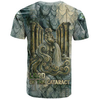 Khnum Ancient Egyptian T shirt with Smoky Leaf, Ram Head Emblem, and Guardian of the Cataract - Wonder Print Shop