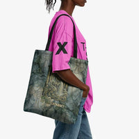 Khnum Ancient Egyptian Tote Bag with Smoky Leaf, Ram Head Emblem, and Guardian of the Cataract - Wonder Print Shop