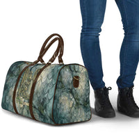 Khnum Ancient Egyptian Travel Bag with Smoky Leaf, Ram Head Emblem, and Guardian of the Cataract - Wonder Print Shop