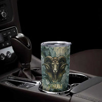 Khnum Ancient Egyptian Tumbler Cup with Smoky Leaf, Ram Head Emblem, and Guardian of the Cataract - Wonder Print Shop
