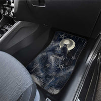 Khonsu Car Mats Ancient Egyptian Dark Feather Pattern, Moonlit Raven Symbol, and Eye Lotus - Wonder Print Shop
