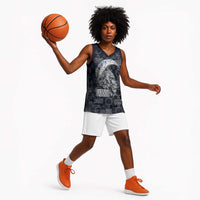 Khonsu Ancient Egyptian Basketball Jersey with Dark Celtic Knot Pattern, Baboon Guardian Symbol, and Moon Healer Motif - Wonder Print Shop