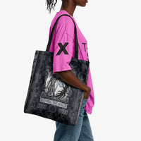 Khonsu Ancient Egyptian Tote Bag with Dark Celtic Knot Pattern, Baboon Guardian Symbol, and Moon Healer Motif - Wonder Print Shop