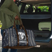 Khonsu Ancient Egyptian Travel Bag with Dark Celtic Knot Pattern, Baboon Guardian Symbol, and Moon Healer Motif - Wonder Print Shop
