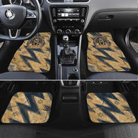 Maahes Ancient Egyptian Car Mats Geometric Pattern Winged Lion Deity, and Sacred Lotus Motif - Wonder Print Shop