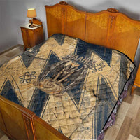 Maahes Ancient Egyptian Quilt Geometric Pattern Winged Lion Deity, and Sacred Lotus Motif - Wonder Print Shop