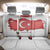 Turkey Flag Map Red and White Back Car Seat Cover with National Symbol