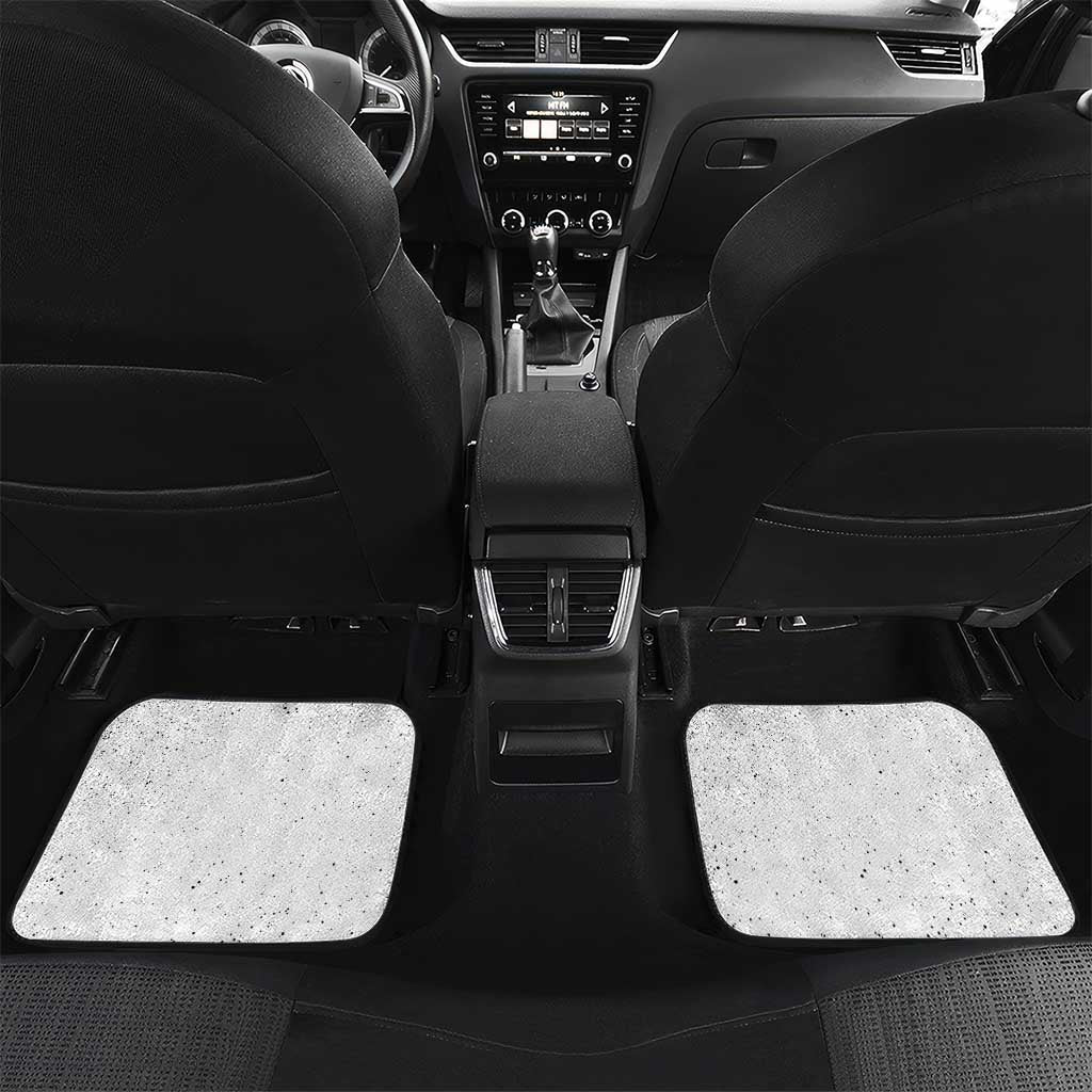 Turkey Flag Map Red and White Car Mats with National Symbol
