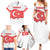 Turkey Flag Map Red and White Family Matching Summer Maxi Dress and Hawaiian Shirt with National Symbol