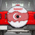 Turkey Flag Map Red and White Spare Tire Cover with National Symbol