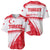 Turkey National Flag and Pattern Design Baseball Jersey with Red Brush Stroke Effect