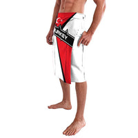 Turkey Flag and Modern Graphic Design Lavalava with Bold Red and Black Elements