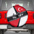 Turkey Flag and Modern Graphic Design Spare Tire Cover with Bold Red and Black Elements