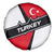 Turkey Flag and Modern Graphic Design Spare Tire Cover with Bold Red and Black Elements