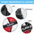 Turkey Flag and Modern Graphic Design Spare Tire Cover with Bold Red and Black Elements