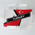 Turkey Flag and Modern Graphic Design Tablecloth with Bold Red and Black Elements