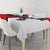 Turkey Flag and Modern Graphic Design Tablecloth with Bold Red and Black Elements