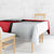 Turkey Flag and Modern Graphic Design Tablecloth with Bold Red and Black Elements