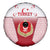 Turkey National Emblem and Cartoon Turkey Bird Spare Tire Cover with Red and White Gradient Design