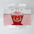 Turkey National Emblem and Cartoon Turkey Bird Tablecloth with Red and White Gradient Design
