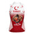 Turkey National Emblem and Cartoon Turkey Bird Women Sleeveless Polo Shirt with Red and White Gradient Design