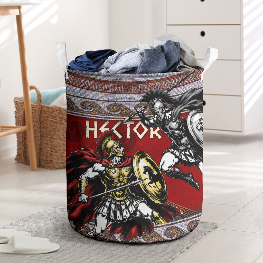 Hector Prince Of Troy Laundry Basket Ancient Greek Mythology Trojan Warrior