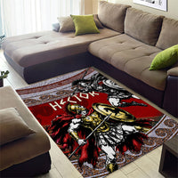 Hector Prince Of Troy Area Rug Ancient Greek Mythology Trojan Warrior