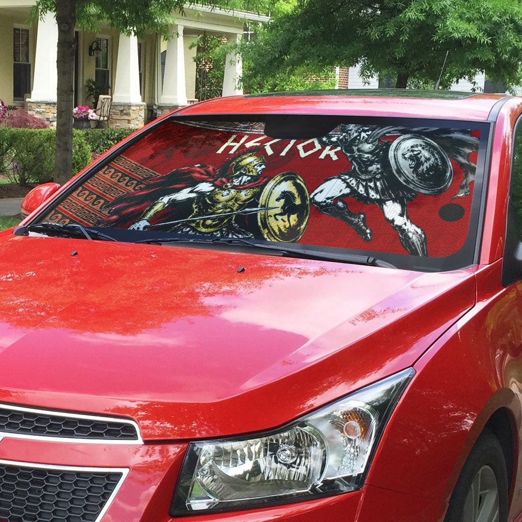 Hector Prince Of Troy Auto Sun Shade Ancient Greek Mythology Trojan Warrior