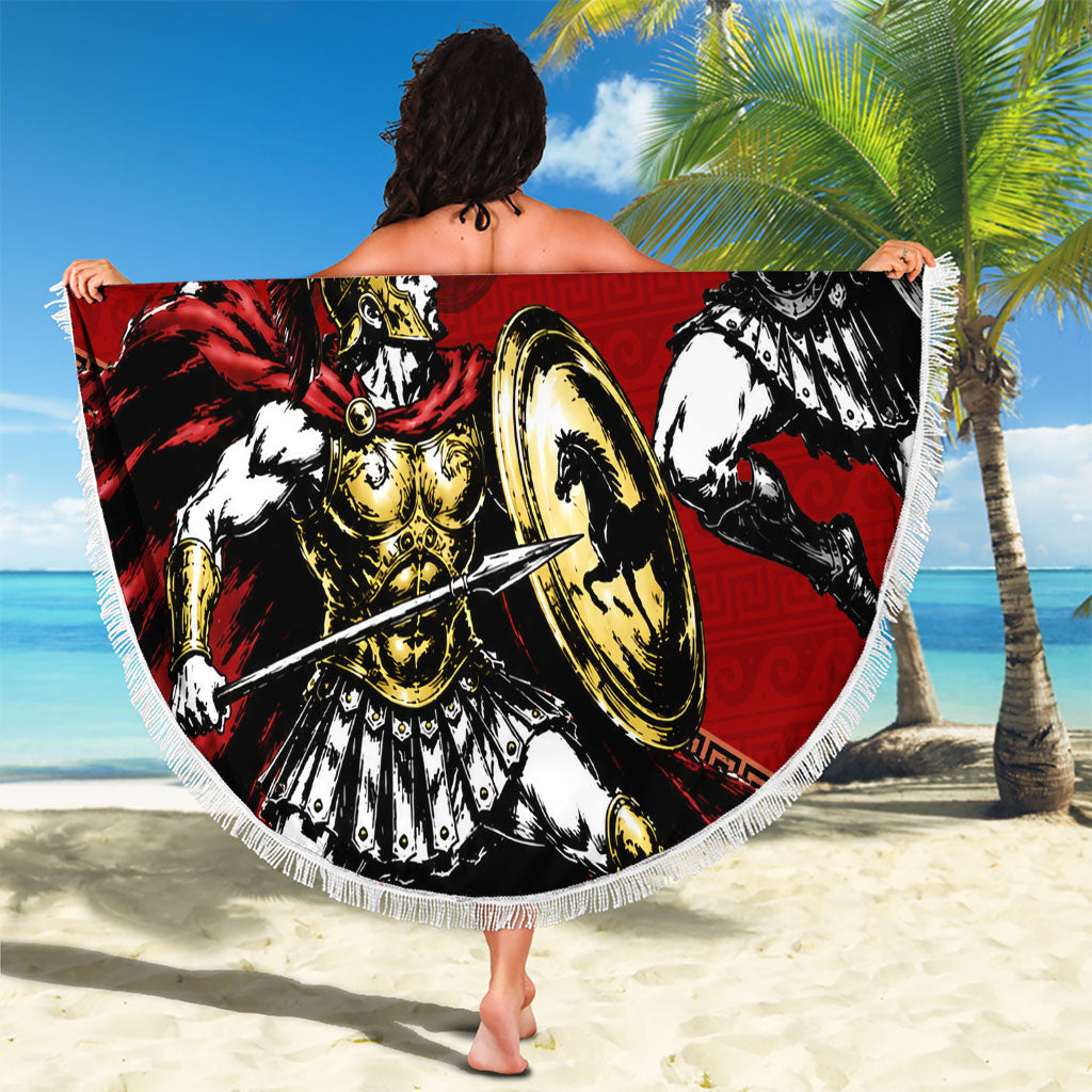 Hector Prince Of Troy Beach Blanket Ancient Greek Mythology Trojan Warrior