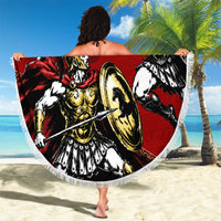 Hector Prince Of Troy Beach Blanket Ancient Greek Mythology Trojan Warrior