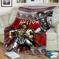 Hector Prince Of Troy Blanket Ancient Greek Mythology Trojan Warrior