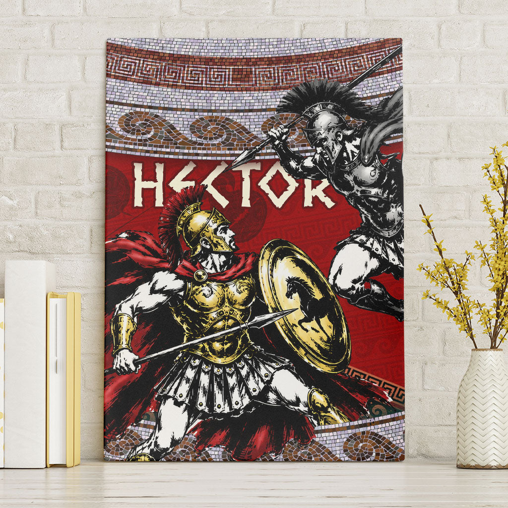 Hector Prince Of Troy Canvas Wall Art Ancient Greek Mythology Trojan Warrior