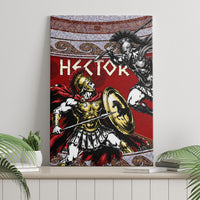 Hector Prince Of Troy Canvas Wall Art Ancient Greek Mythology Trojan Warrior