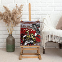 Hector Prince Of Troy Canvas Wall Art Ancient Greek Mythology Trojan Warrior
