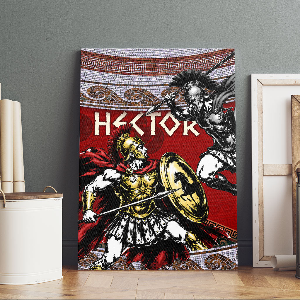Hector Prince Of Troy Canvas Wall Art Ancient Greek Mythology Trojan Warrior