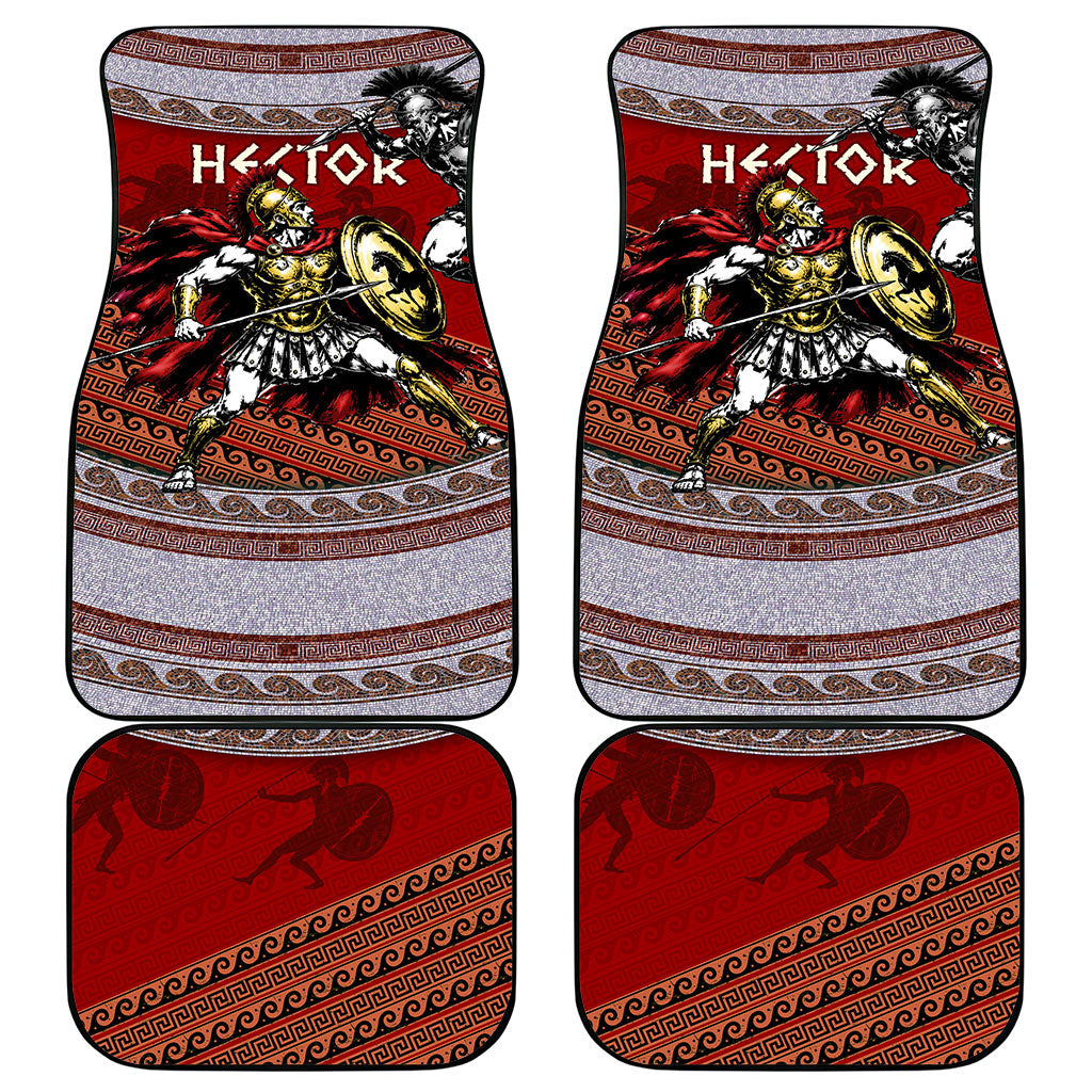 Hector Prince Of Troy Car Mats Ancient Greek Mythology Trojan Warrior