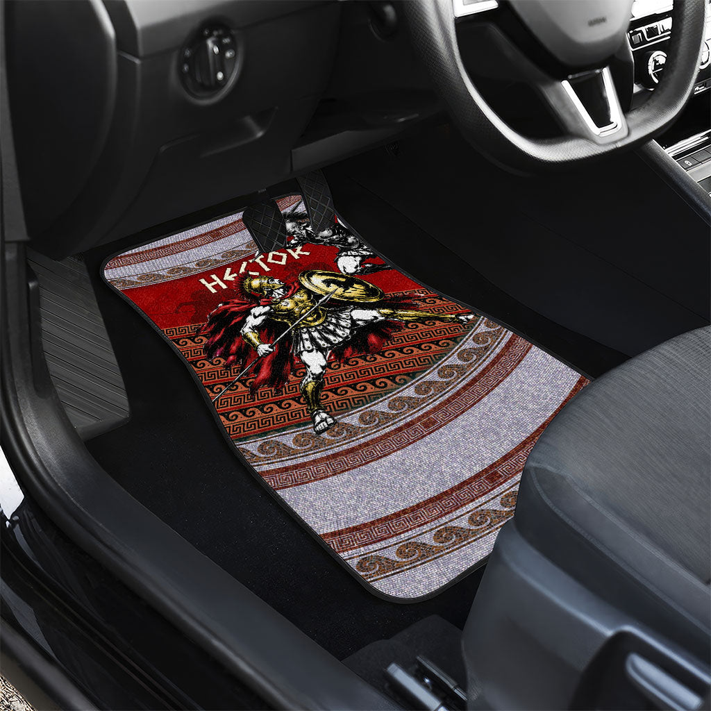 Hector Prince Of Troy Car Mats Ancient Greek Mythology Trojan Warrior