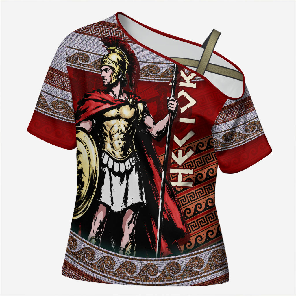Hector Prince Of Troy Cross Shoulder Shirt Ancient Greek Mythology Trojan Warrior