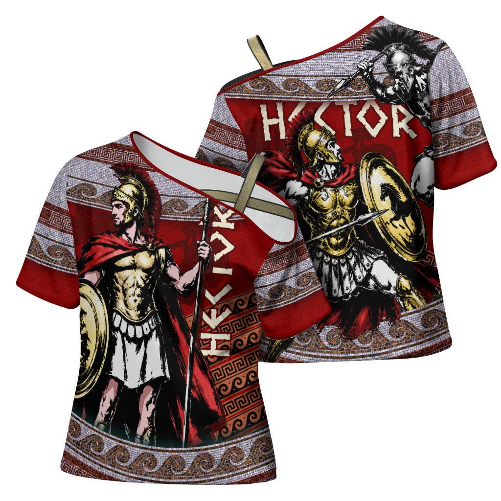 Hector Prince Of Troy Cross Shoulder Shirt Ancient Greek Mythology Trojan Warrior