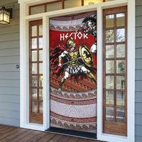Hector Prince Of Troy Door Cover Ancient Greek Mythology Trojan Warrior