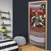 Hector Prince Of Troy Door Cover Ancient Greek Mythology Trojan Warrior