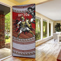 Hector Prince Of Troy Door Cover Ancient Greek Mythology Trojan Warrior
