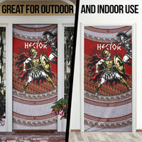 Hector Prince Of Troy Door Cover Ancient Greek Mythology Trojan Warrior