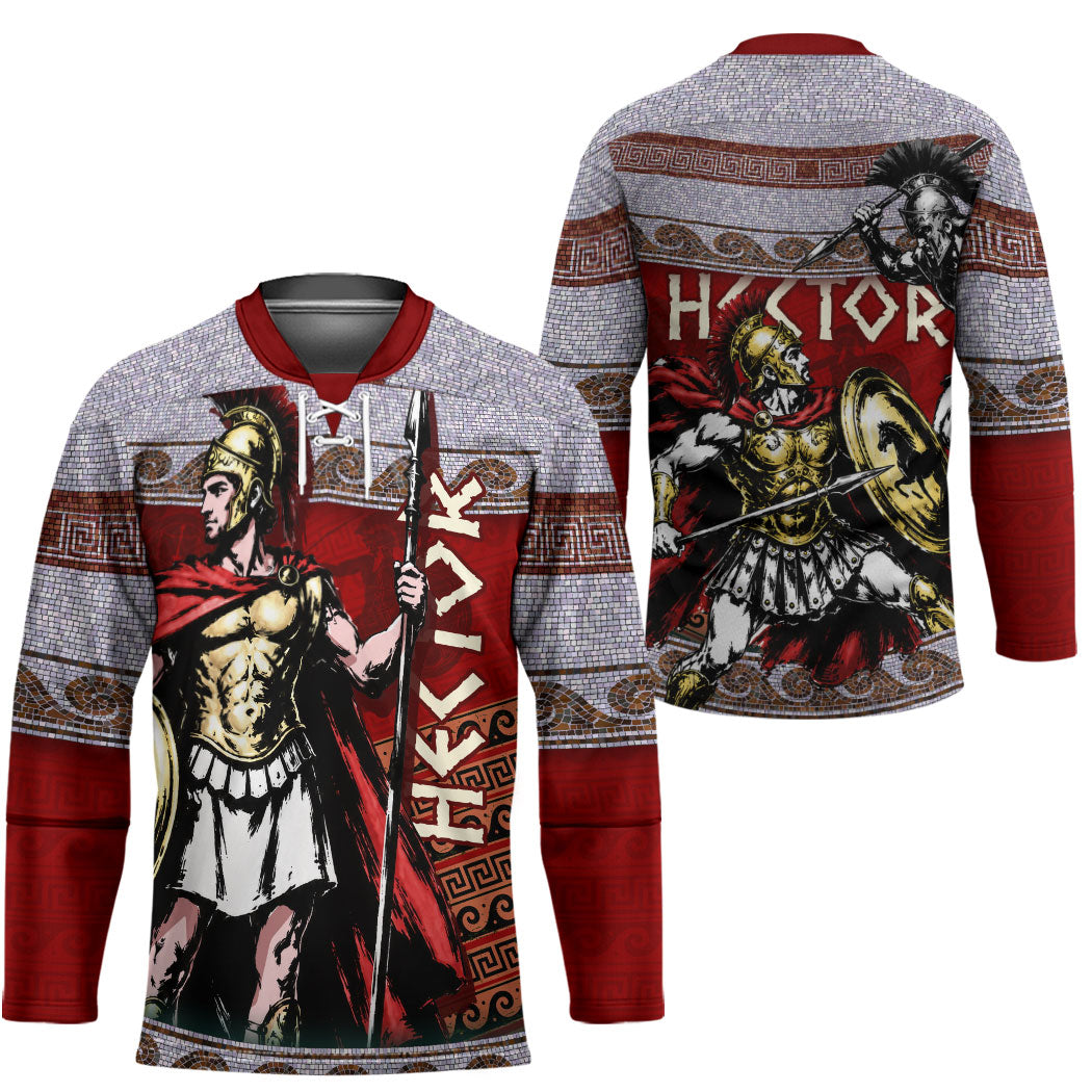 Hector Prince Of Troy Hockey Jersey Ancient Greek Mythology Trojan Warrior
